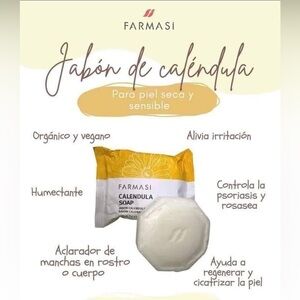 Farmasi Calendula Soap - White and Yellow